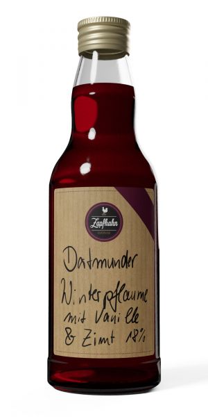 Dortmunder Winterpflaume mit Vanille und Zimt Likör, 18% Vol