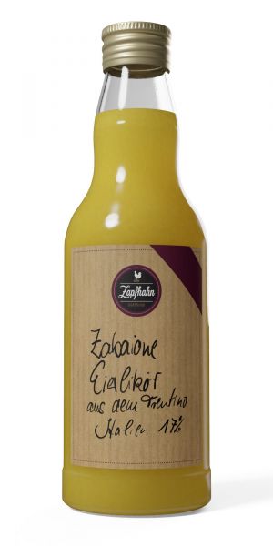 Zabaione Eierlikör aus dem Trentino, Italien, 17%Vol