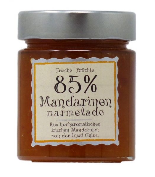 Mandarinen Marmelade, 85% Fruchtanteil