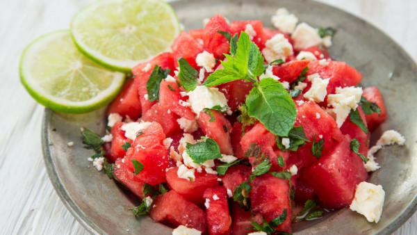 Wassermelonensalat-Feta